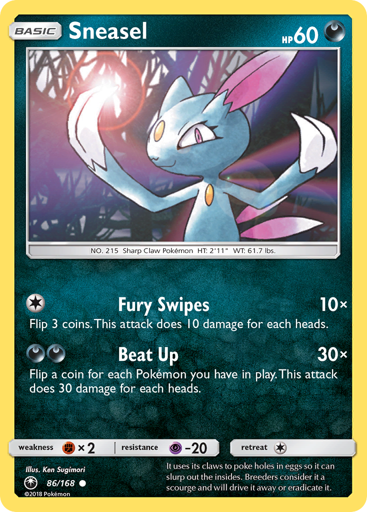 Sneasel (86/168) [Sun & Moon: Celestial Storm] | Good Games North