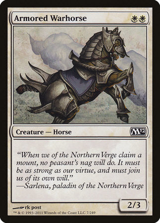 Armored Warhorse [Magic 2012] | Good Games North
