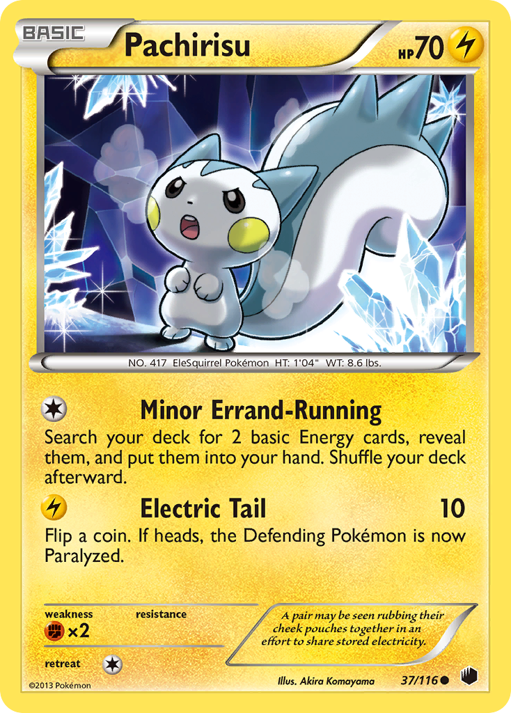 Pachirisu (37/116) [Black & White: Plasma Freeze] | Good Games North