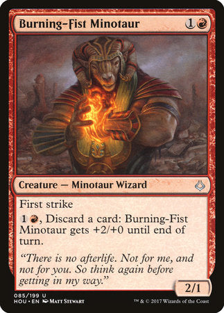 Burning-Fist Minotaur [Hour of Devastation] | Good Games North