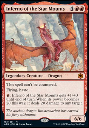 Inferno of the Star Mounts (Promo Pack) [Dungeons & Dragons: Adventures in the Forgotten Realms Promos] | Good Games North