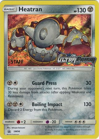 Heatran (SM96) (Staff Prerelease Promo) [Sun & Moon: Black Star Promos] | Good Games North