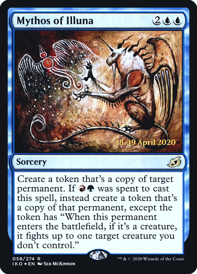 Mythos of Illuna [Ikoria: Lair of Behemoths Prerelease Promos] | Good Games North