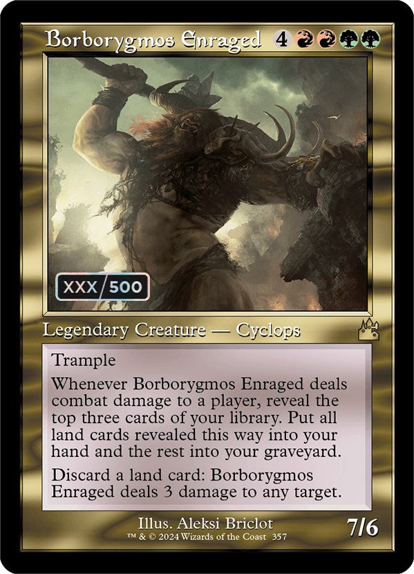 Borborygmos Enraged (Retro) (Serialized) [Ravnica Remastered] | Good Games North