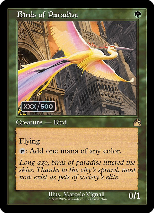 Birds of Paradise (Retro) (Serialized) [Ravnica Remastered] | Good Games North