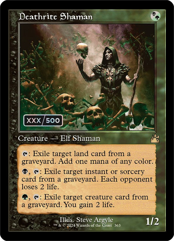 Deathrite Shaman (Retro) (Serialized) [Ravnica Remastered] | Good Games North