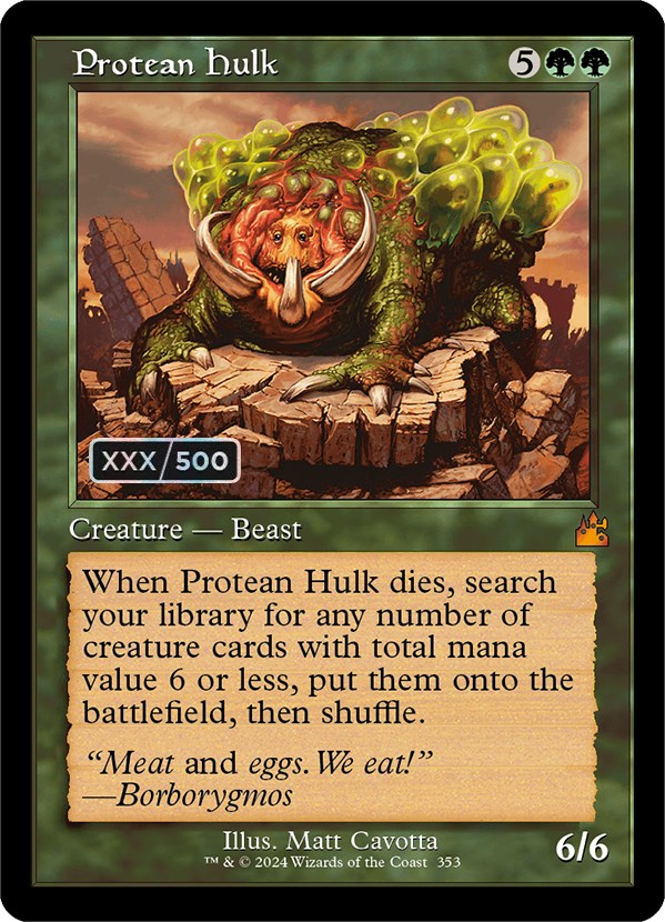 Protean Hulk (Retro) (Serialized) [Ravnica Remastered] | Good Games North