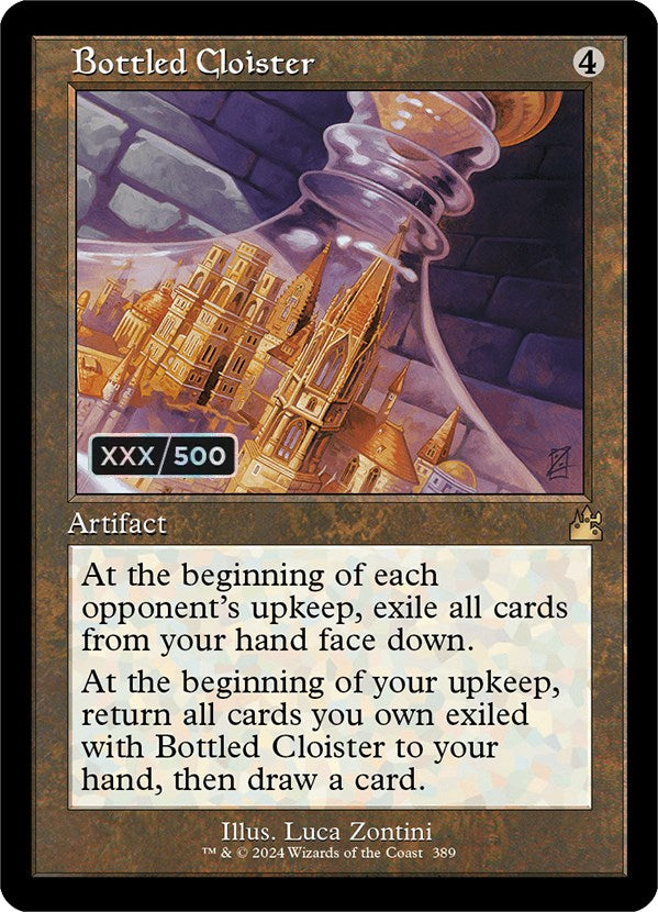 Bottled Cloister (Retro) (Serialized) [Ravnica Remastered] | Good Games North