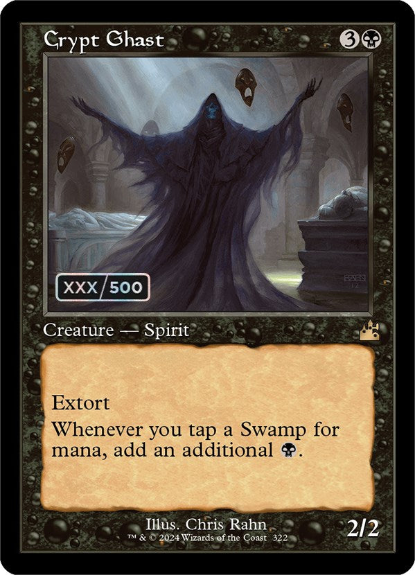 Crypt Ghast (Retro) (Serialized) [Ravnica Remastered] | Good Games North