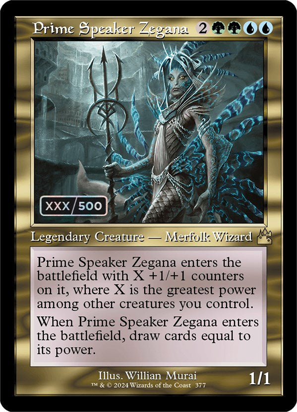Prime Speaker Zegana (Retro) (Serialized) [Ravnica Remastered] | Good Games North
