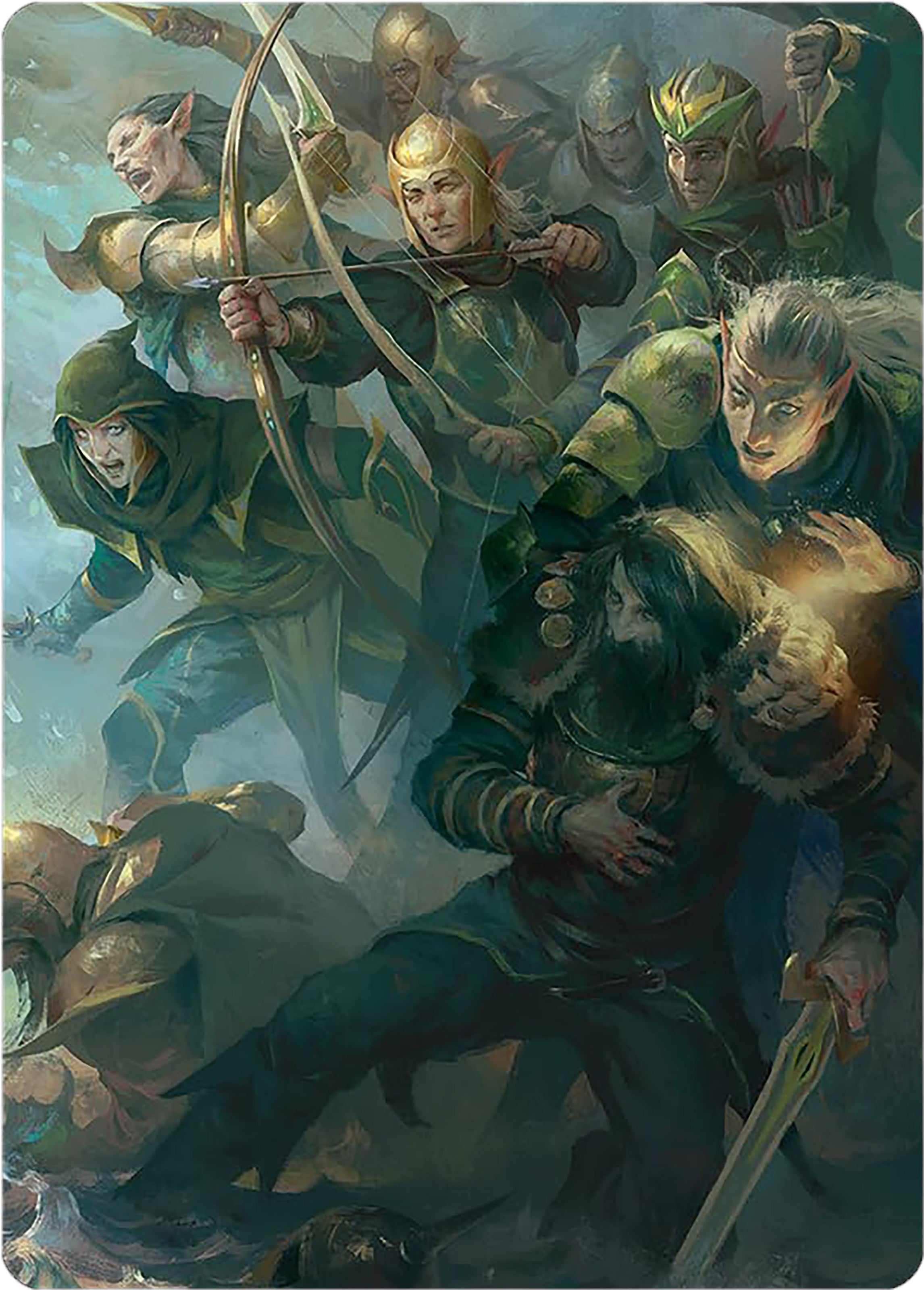 Galadhrim Brigade Art Card [The Lord of the Rings: Tales of Middle-earth Art Series] | Good Games North