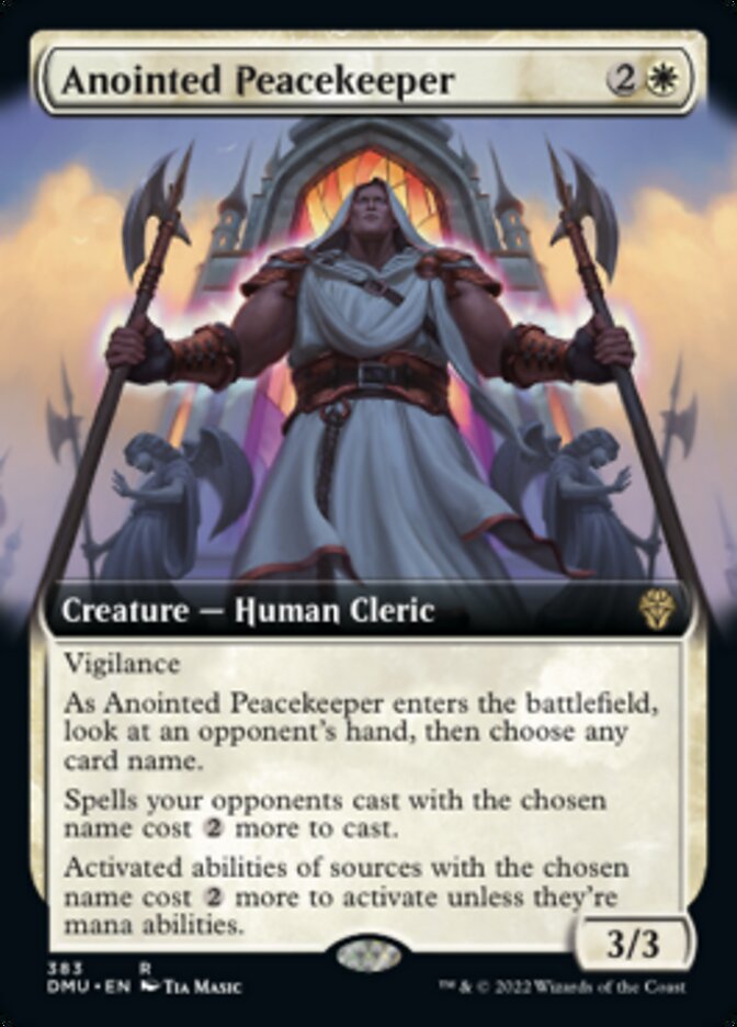 Anointed Peacekeeper (Extended Art) [Dominaria United] | Good Games North