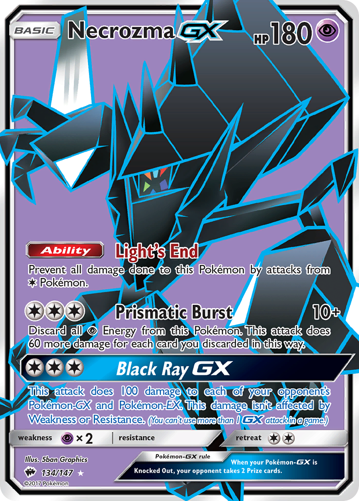 Necrozma GX (134/147) [Sun & Moon: Burning Shadows] | Good Games North