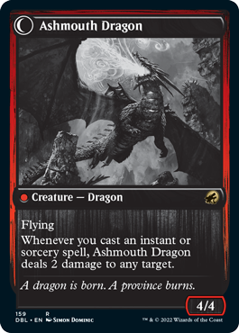 Smoldering Egg // Ashmouth Dragon [Innistrad: Double Feature] | Good Games North