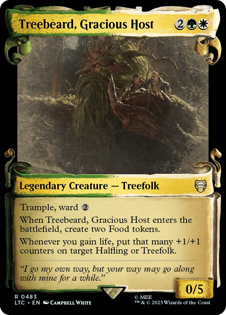 Treebeard, Gracious Host [The Lord of the Rings: Tales of Middle-Earth Commander Showcase Scrolls] | Good Games North