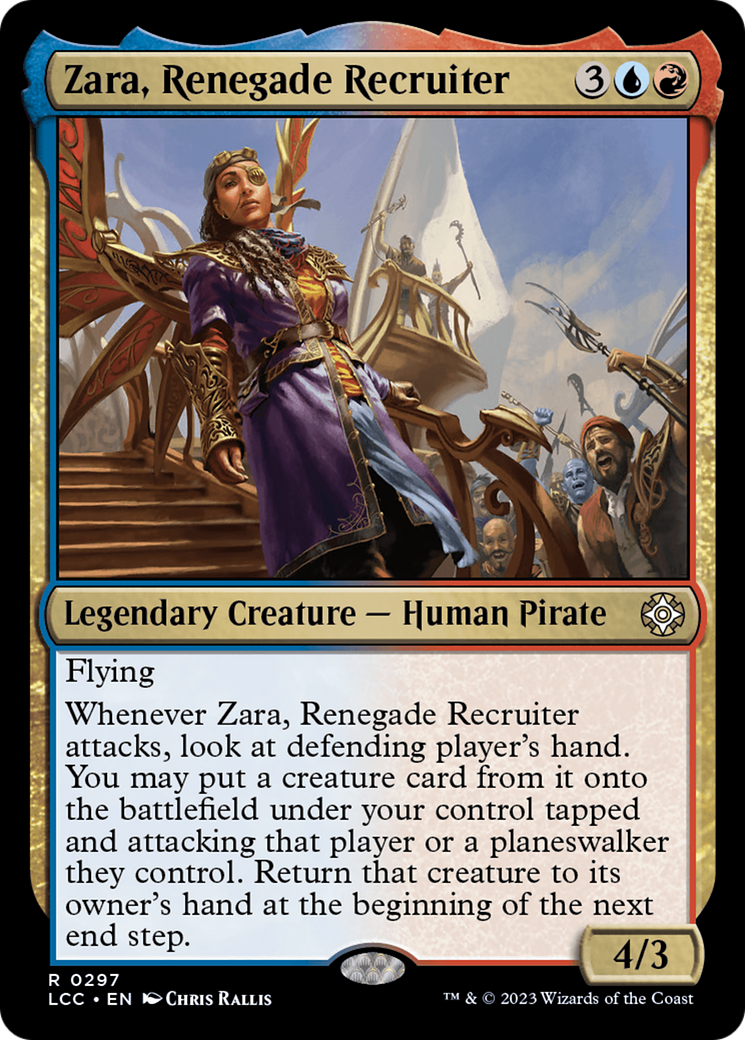 Zara, Renegade Recruiter [The Lost Caverns of Ixalan Commander] | Good Games North