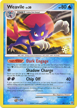 Weavile (40/132) [Countdown Calendar Promos] | Good Games North