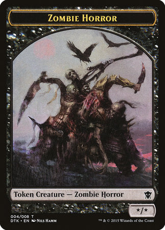 Zombie Horror Token [Dragons of Tarkir Tokens] | Good Games North