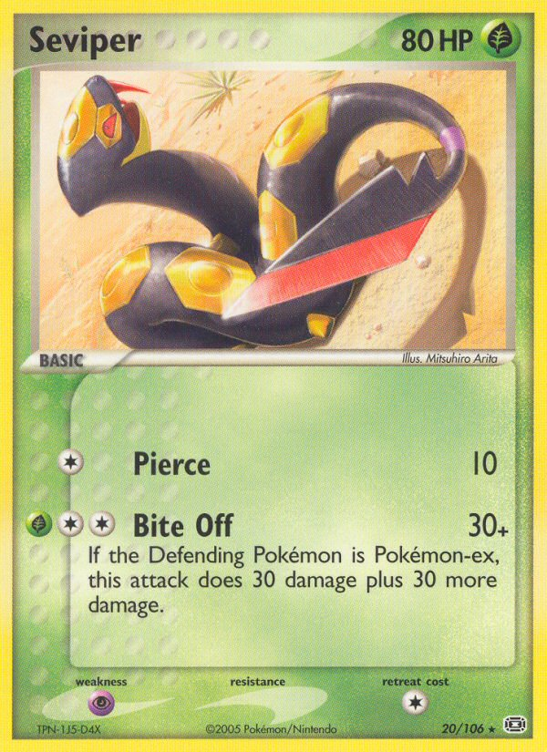 Seviper (20/106) [EX: Emerald] | Good Games North