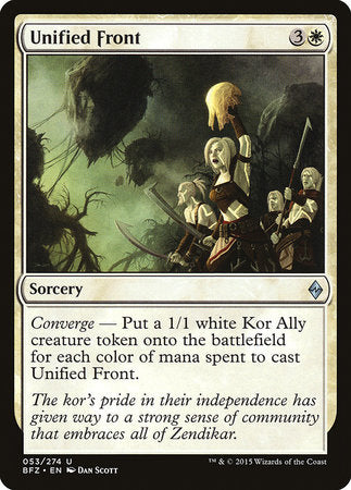 Unified Front [Battle for Zendikar] | Good Games North
