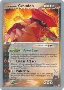 Team Magma's Groudon (9/95) (Magma Spirit - Tsuguyoshi Yamato) [World Championships 2004] | Good Games North