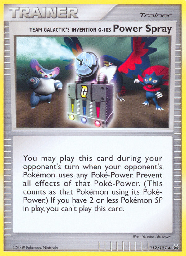 Team Galactic's Invention G-103 Power Spray (117/127) [Platinum: Base Set] | Good Games North