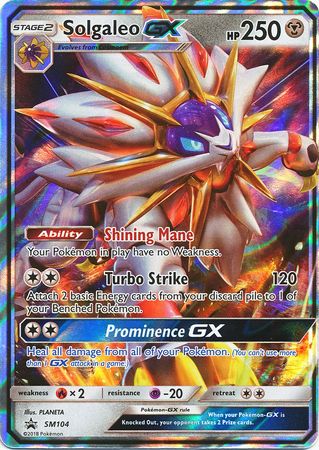 Solgaleo GX (SM104) (Jumbo Card) [Sun & Moon: Black Star Promos] | Good Games North