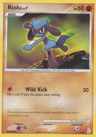 Riolu (6/61) [Diamond & Pearl: Trainer Kit - Lucario] | Good Games North