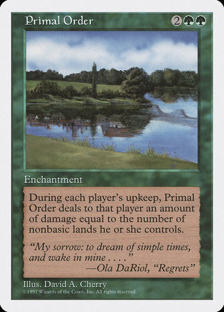 Primal Order [Fifth Edition] | Good Games North