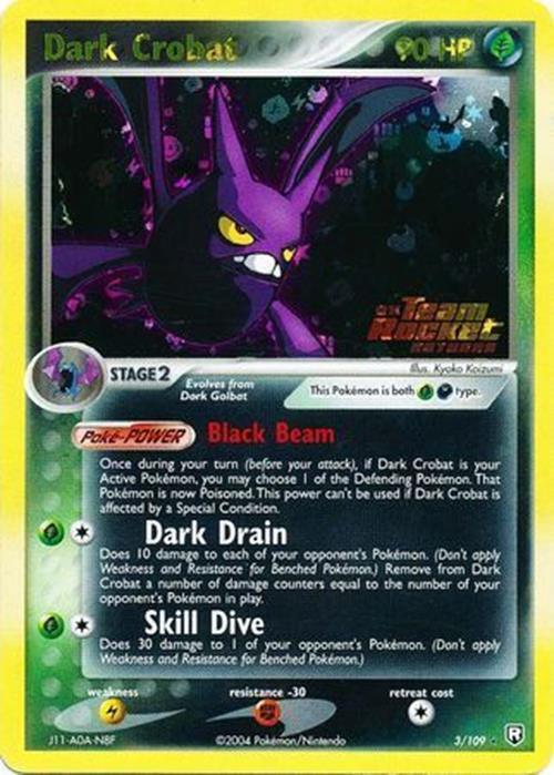 Dark Crobat (3/109) (Stamped) [EX: Team Rocket Returns] | Good Games North