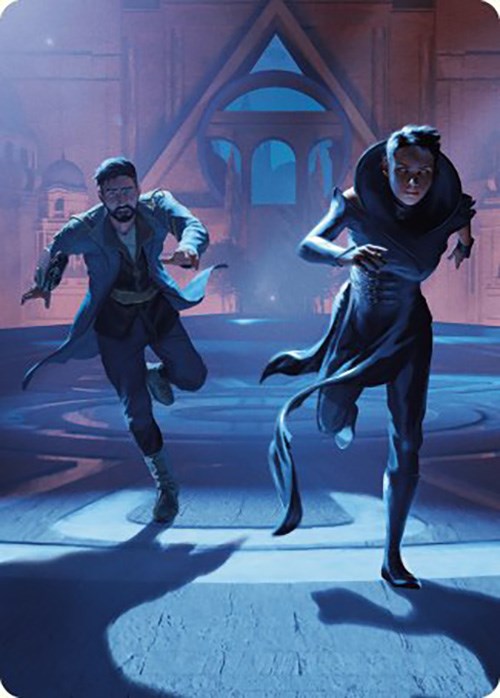 Unauthorized Exit Art Card [Murders at Karlov Manor Art Series] | Good Games North