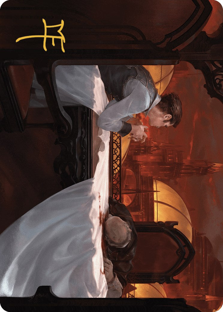 Expedited Inheritance Art Card (Gold-Stamped Signature) [Murders at Karlov Manor Art Series] | Good Games North
