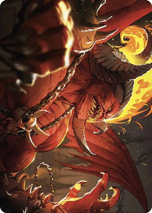 Rakdos, Patron of Chaos Art Card (45/49) [Murders at Karlov Manor Art Series] | Good Games North