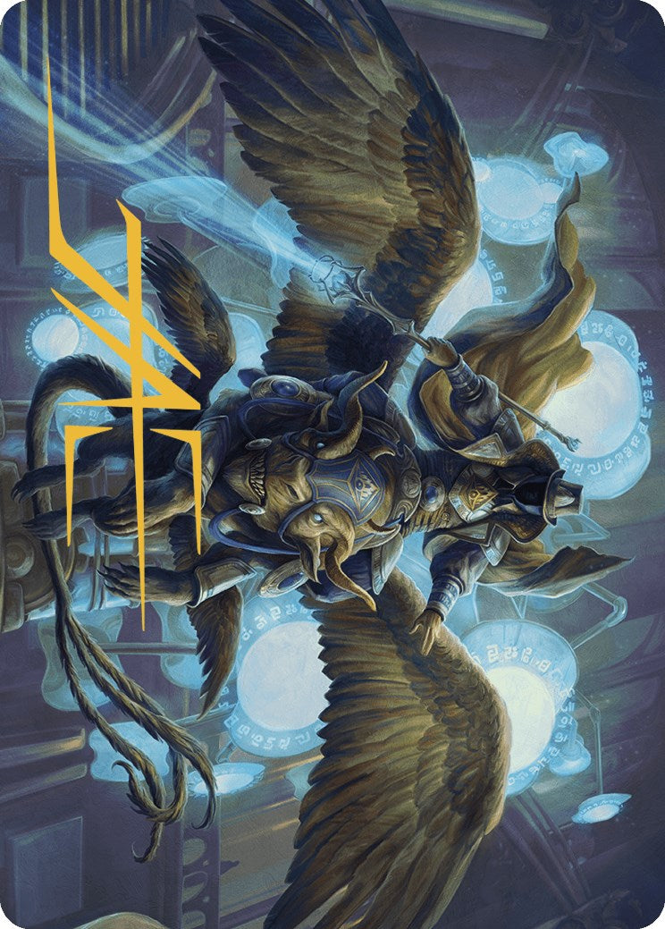 Ezrim, Agency Chief Art Card (Gold-Stamped Signature) [Murders at Karlov Manor Art Series] | Good Games North