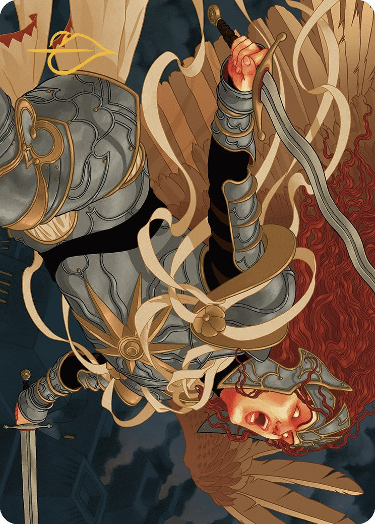 Aurelia, the Law Above Art Card (41/49) (Gold-Stamped Signature) [Murders at Karlov Manor Art Series] | Good Games North
