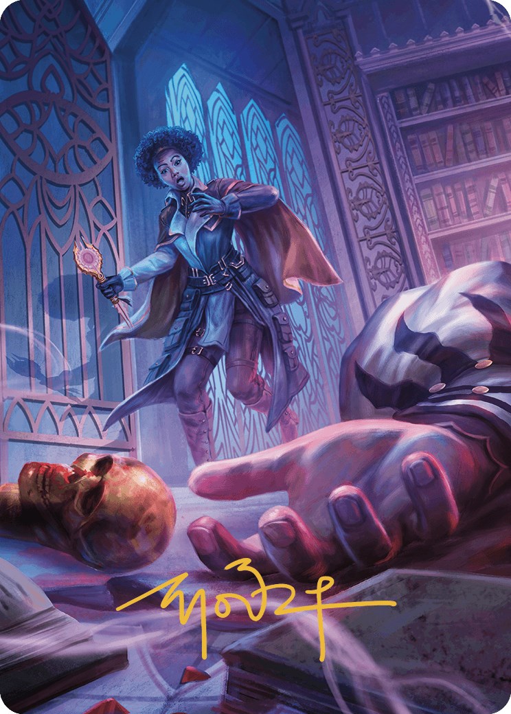 Deadly Complication Art Card (Gold-Stamped Signature) [Murders at Karlov Manor Art Series] | Good Games North