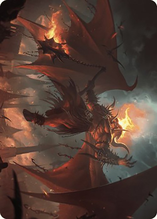 Rakdos, Patron of Chaos Art Card (22/49) [Murders at Karlov Manor Art Series] | Good Games North