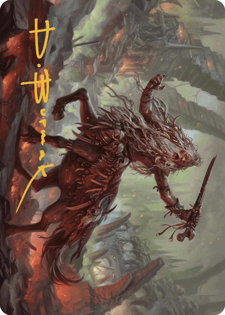 Yarus, Roar of the Old Gods Art Card (24/49) (Gold-Stamped Signature) [Murders at Karlov Manor Art Series] | Good Games North
