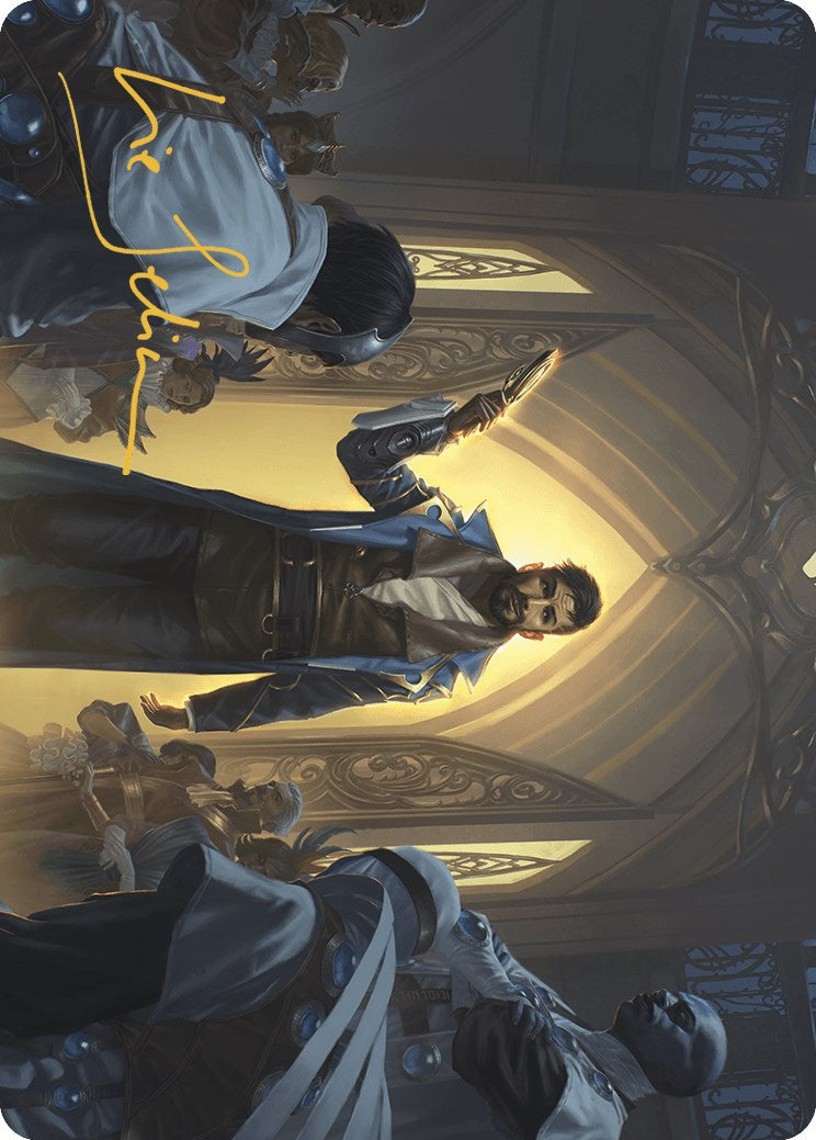 Auspicious Arrival Art Card (Gold-Stamped Signature) [Murders at Karlov Manor Art Series] | Good Games North