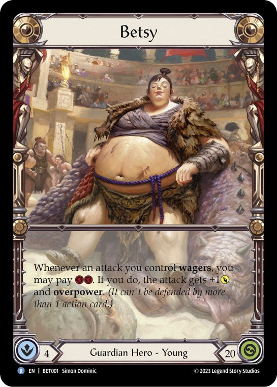Betsy [BET001] (Heavy Hitters Betsy Blitz Deck)  Rainbow Foil | Good Games North
