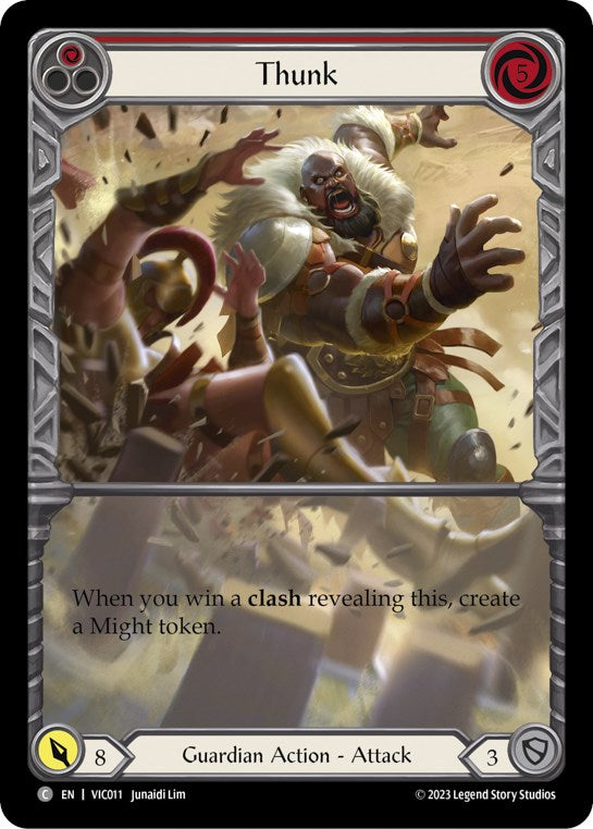Thunk (Red) [VIC011] (Heavy Hitters Victor Blitz Deck) | Good Games North