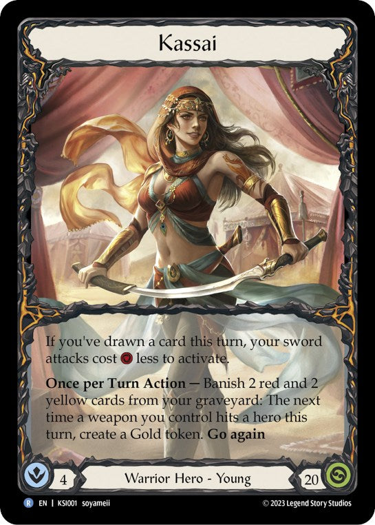 Kassai [KSI001] (Heavy Hitters Kassai Blitz Deck)  Rainbow Foil | Good Games North