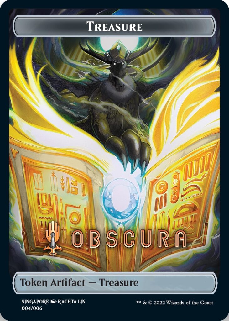 Treasure Token (Obscura) (Southeast Asia Artists) [Streets of New Capenna Tokens] | Good Games North