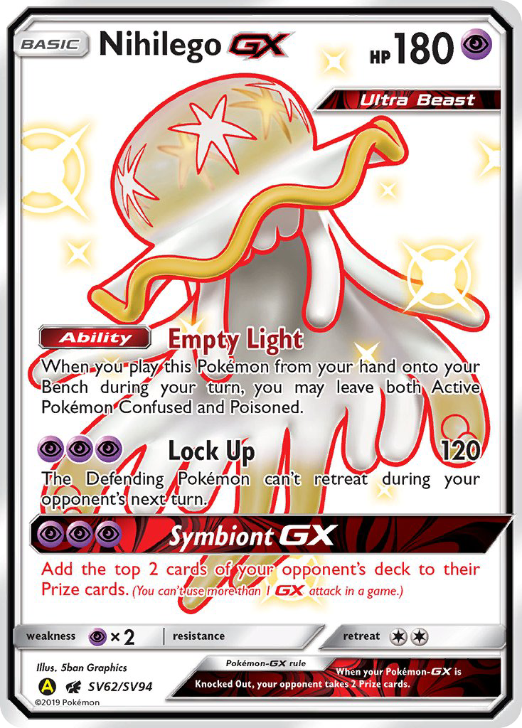 Nihilego GX (SV62/SV94) [Sun & Moon: Hidden Fates - Shiny Vault] | Good Games North