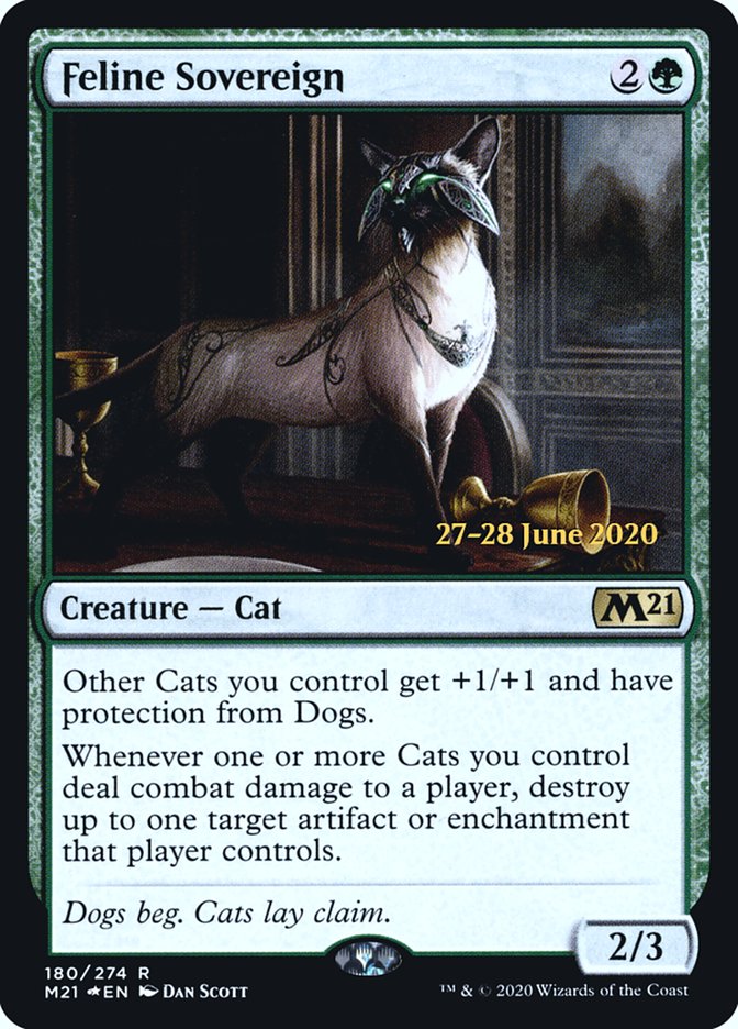 Feline Sovereign  [Core Set 2021 Prerelease Promos] | Good Games North