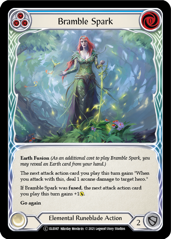 Bramble Spark (Blue) [U-ELE087] Unlimited Rainbow Foil | Good Games North