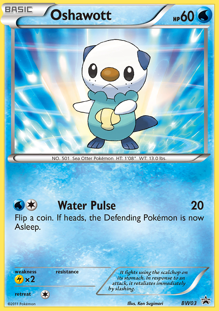 Oshawott (BW03) [Black & White: Black Star Promos] | Good Games North