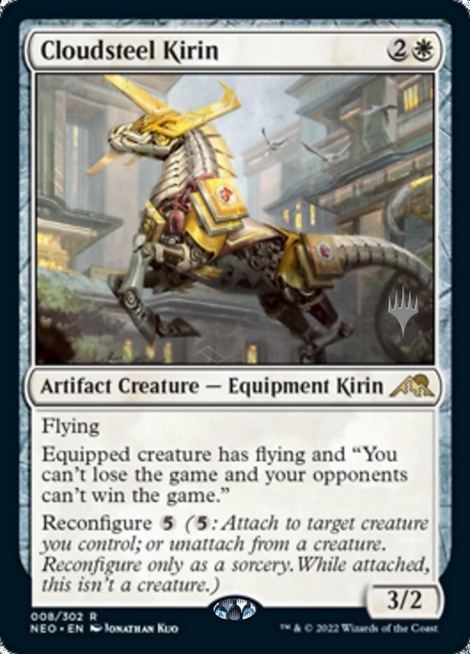 Cloudsteel Kirin (Promo Pack) [Kamigawa: Neon Dynasty Promos] | Good Games North