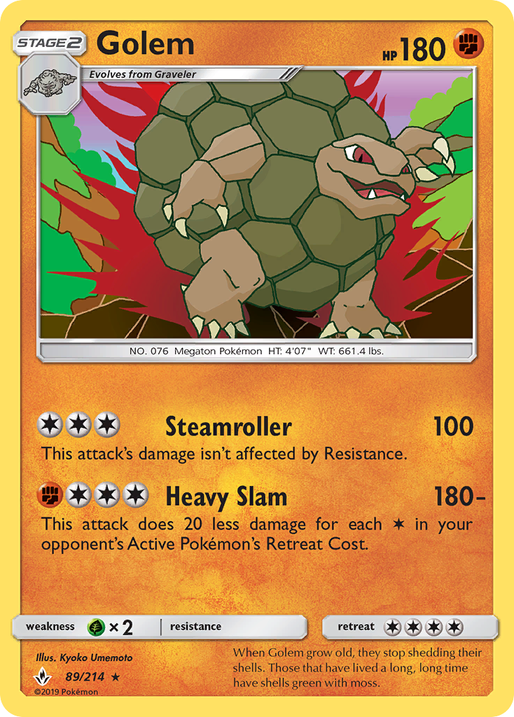 Golem (89/214) [Sun & Moon: Unbroken Bonds] | Good Games North