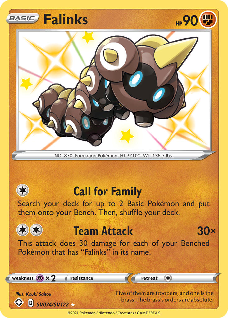 Falinks (SV074/SV122) [Sword & Shield: Shining Fates] | Good Games North